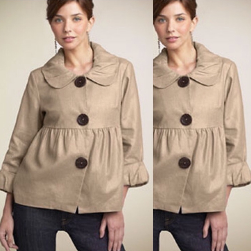 Kenzie Metallic cropped Jacket size 8